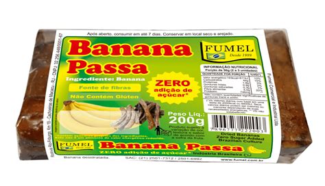 Gaia Natural Banana Passa Sem Açúcar Fumel 200g