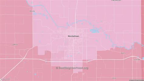 Marshalltown Ia Political Map Democrat And Republican Areas In