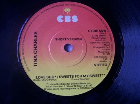 Tina Charles Love Bug Sweets For My Sweet Uk 7 45 Amazonde Musik