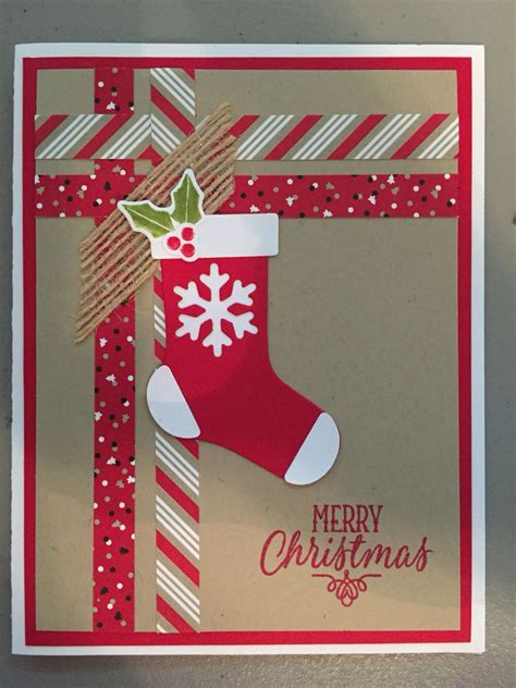 stampin up hang your stocking 2016 2017 holiday catalog christmas cards handmade simple
