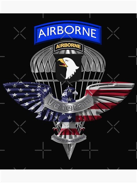 101st Airborne Division “screaming Eagles” Veteran Art Print By