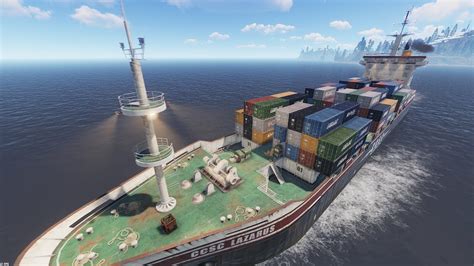 Rust Грузовой корабль Первый обзор Cargo Ship Youtube