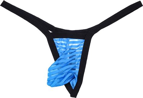 Lclvld Homme Sexy String Slip Taille Basse Transparent Maille G String