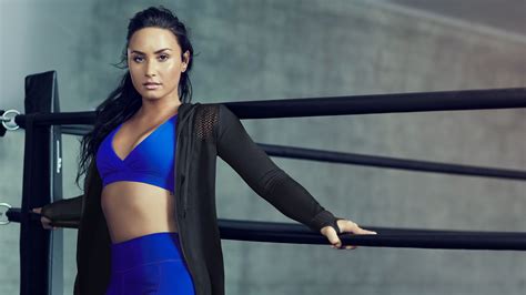 Wallpaper Demi Lovato Fabletics Activewear Fitness