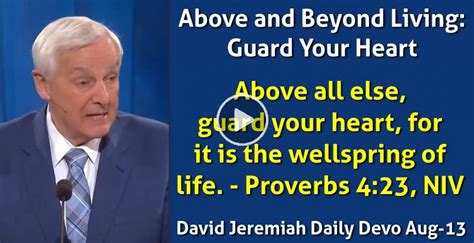 David Jeremiah August 13 2023 Daily Devotional Above And Beyond
