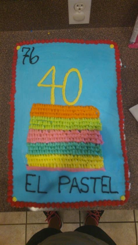 Mexican Loteria Cake Loteria Cake Ideas Mexican Cakes Desserts