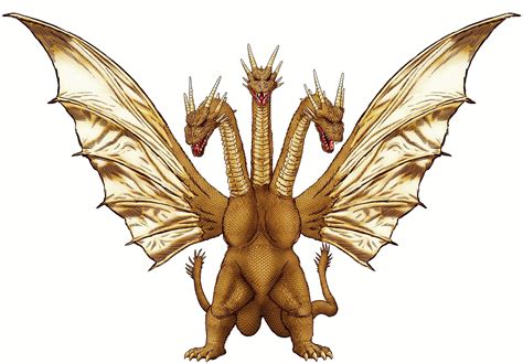 Kaijuzilla On Twitter Heisei Kingghidorah Made For The Size Chart With The Shma Figure As A