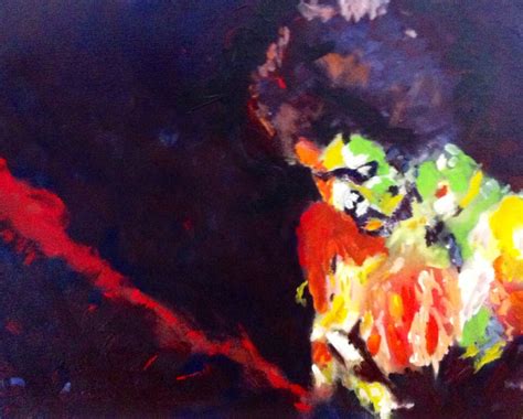 Original Abstract Painting Jimi Hendrix By Matt Pecson 20x16