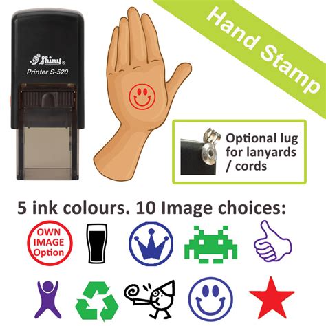 Hand Stamps Event Entry Stamps Skin Safe Self Inking Stamps For
