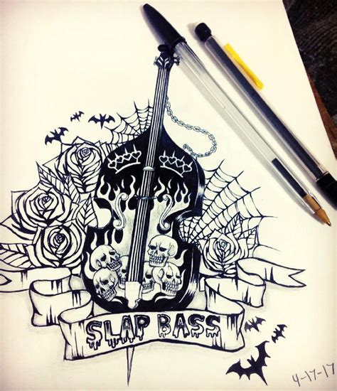 Bass Tattoo By Mariamary66 On Deviantart