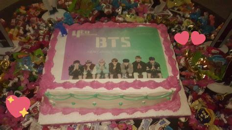 Bts themed cake design ☝️. BTS Anniversary Is Being Celebrated Around The World ...