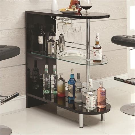 Maybe you would like to learn more about one of these? Coaster Contemporary Home Bar Table with Glass Shelf in ...