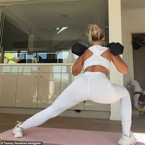 Tammy Hembrow Shares Simple Exercises To Help Fans Achieve A Natural
