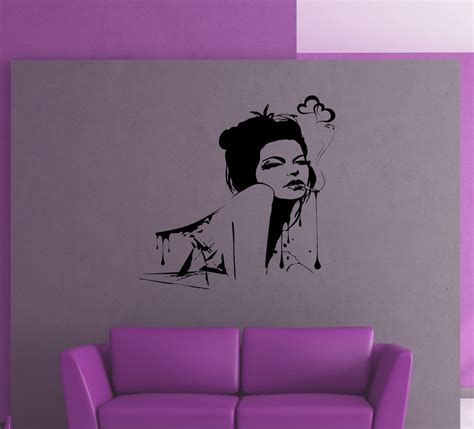 Hot Sexy Woman Wall Art Decal Vinyl Sticker Home Par Rinohomedecor