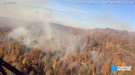 Smoke Rises Over Tennessee As Wildfires Rage