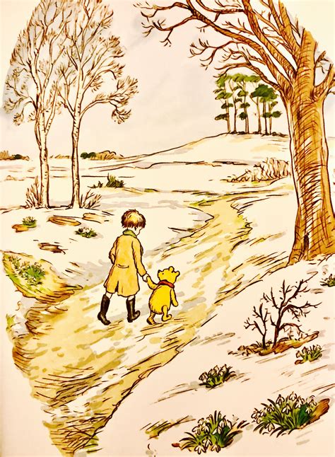 Pooh And Christopher Robin From The Best Bear In All The World Illustration By Ma Winnie