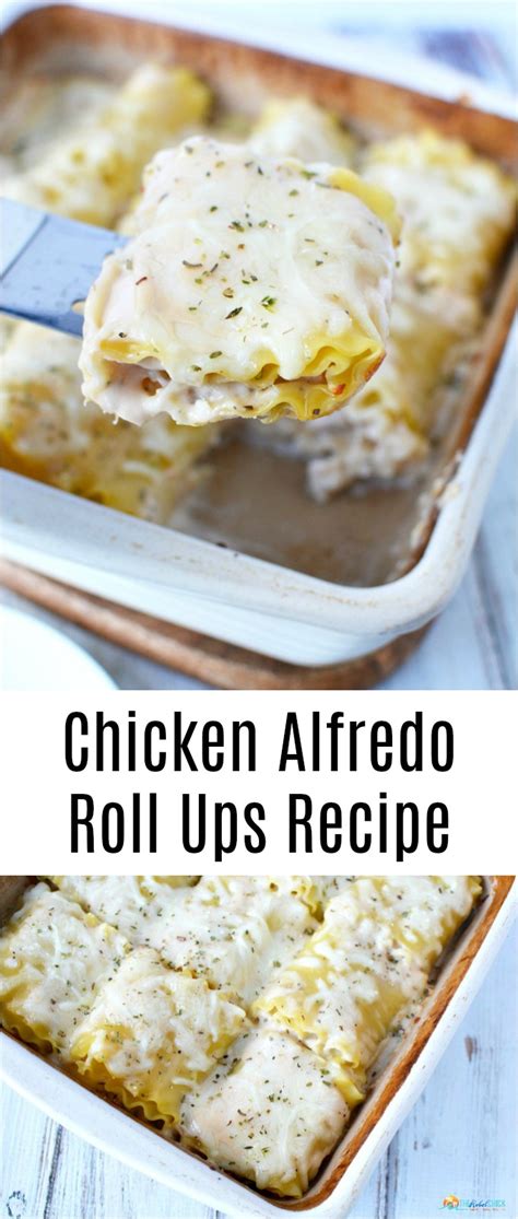 Chicken Alfredo Roll Ups Recipe The Rebel Chick