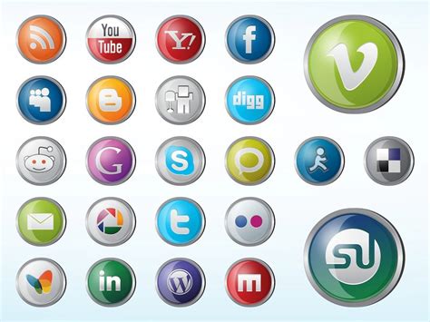 Download Glossy Website Icons