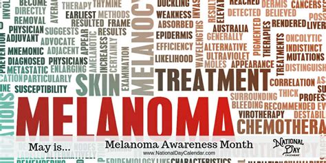 Melanoma Awareness Month May National Day Calendar