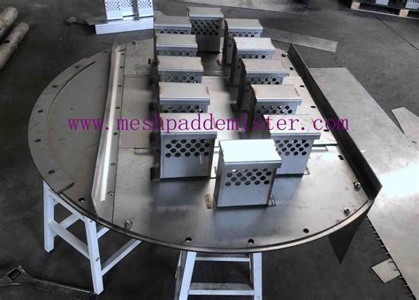 316l Plate 900mm Air Jet Distillation Tower Trays With Liquid Downcomer