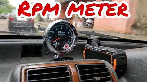 Rpm Meter With Shift Light Indicator For All Cars Youtube