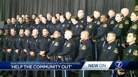 New Omaha Police Officers Graduates With High Hopes Youtube