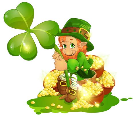 St patrick's day, the annual celebration of the patron saint of ireland, is here. Saint Patrick's Day Leprechaun with Pot of Gold and ...