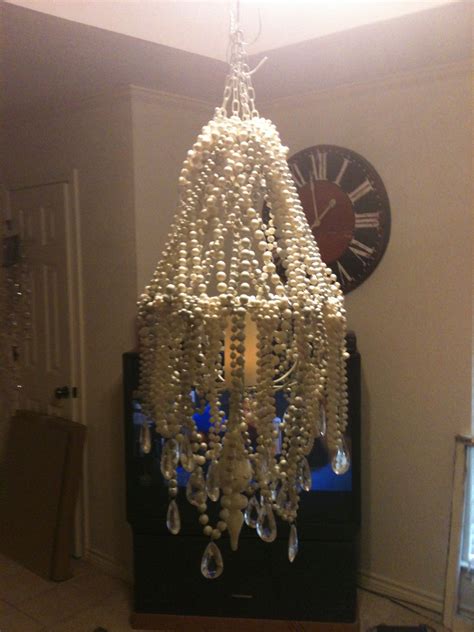 Dollar Tree Chandelier I Made This With A Hanging Wire Basket Mardi