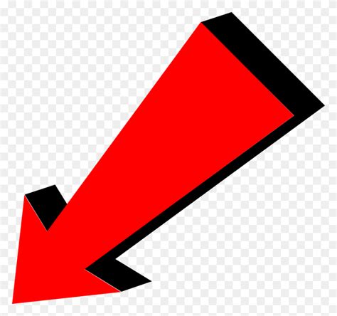 Arrow Red Pointing Bottom Left Transparent Png Red Arrow Png