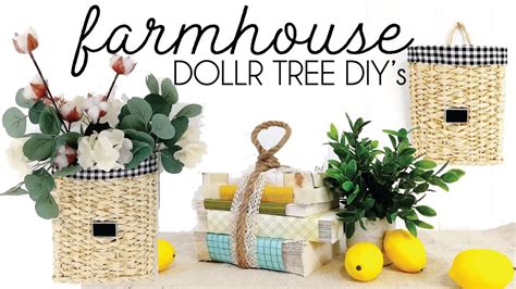 Dollar Tree Farmhouse Diys Summer Farmhouse Decor Diy Summer Diy Daily Ep Youtube