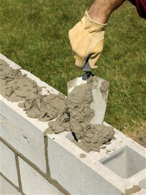 This is the best pro. Building a Concrete-block Wall - Building Masonry Walls - Patios, Walkways, Walls & Masonry. DIY ...