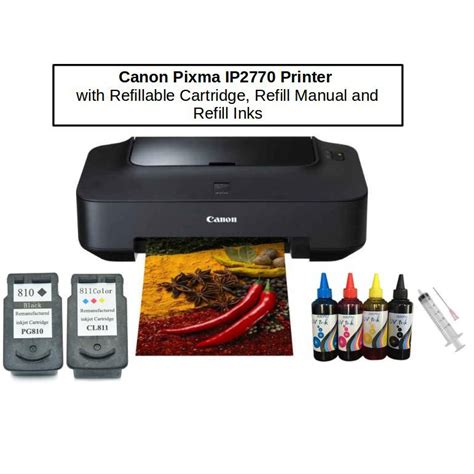 It includes a print preview function, clipping function and layout editing function. Refillable Canon Pixma iP2770 Printer | Shopee Philippines