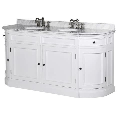 White Double Sink Unit Grove Home