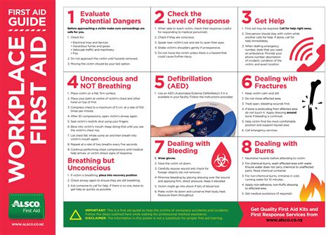 Free Printable First Aid Guide