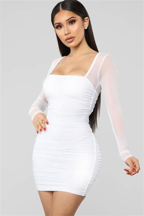 White Dresses Fashionnova White Dress Outfit White Mini Dress The