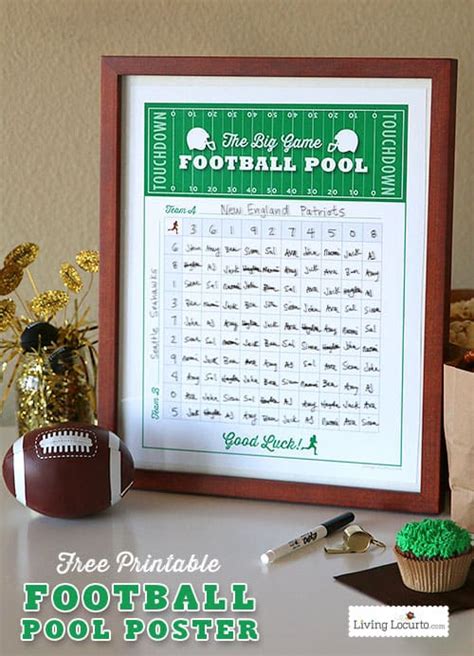We offer the best office pool hosting online! Football Squares Template - Free Printable Party Game
