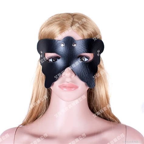 Black Sex Bondage Mask Sex Toys For Couple Leather Sex Mask Bdsm Toys