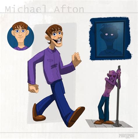 Michael Afton By Pinkypills Afton Fnaf Purple Guy