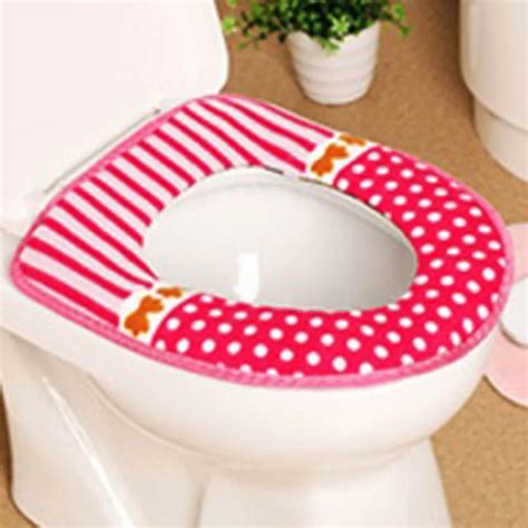 1 Pc Thicken Plush Washable Bathroom Toilet Seat Cover Mat Lid