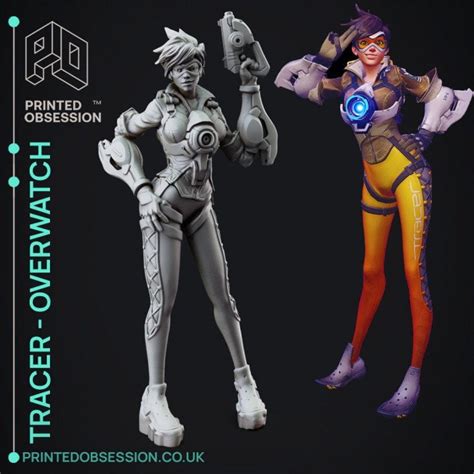 Overwatch Tracer Full Figure Free Model Enjoy Ill Be Doing A Bust