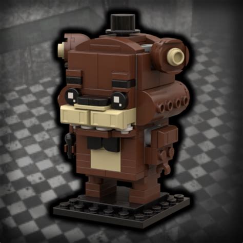 Lego Moc Freddy Fazbear Brickhead By Vnmbricks Rebrickable Build