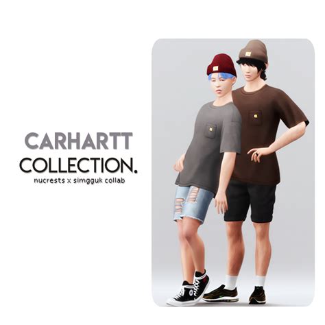 Carhartt Collection By Nucrests X Simkoos Nucrests On Patreon Sims 4