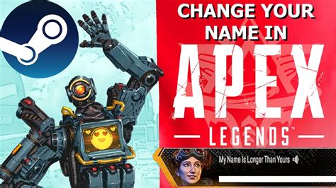 Apex Legends How To Change Your Name To Anything Steam Update