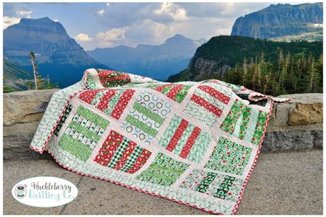 Piece Of Cake Christmas Quilt Kit With Riley Blakes Fabric Line Comfort