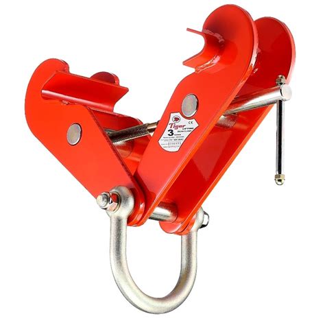 Tiger Fixed Jaw Heavy Duty Beam Clamp With Shackle Durham Lifting