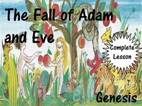 The Fall Of Adam And Eve Genesis Teaching Resources