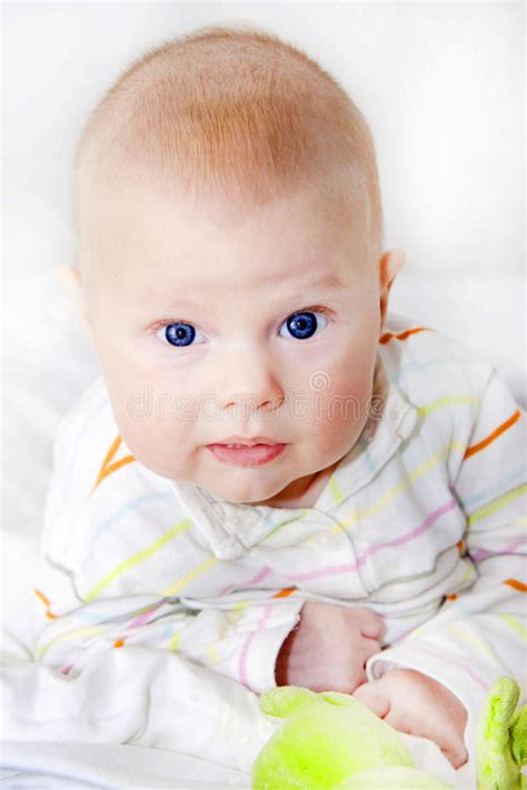Cute Newborn Baby Boy Face Stock Photo Image Of Head 28134444