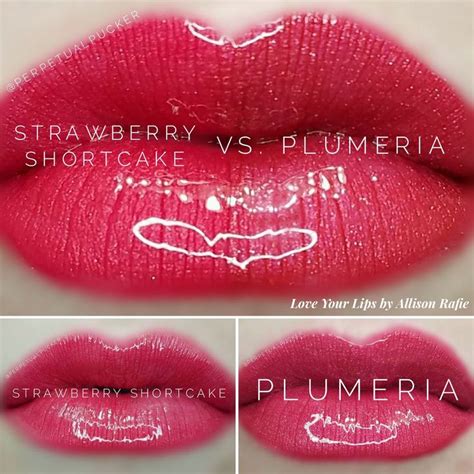Strawberry Shortcake Vs Plumeria LipSense Distributer 328364 Love Your