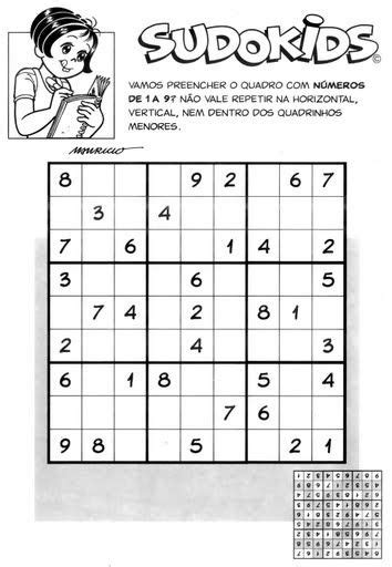 Para jugar en casa en estos tiempos de confinamiento.comenta tu puntuación del 0. Image result for sudoku para niños de primaria para ...