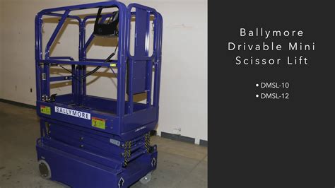 Ballymore Drivable Mini Blue Lift Safety Training Youtube